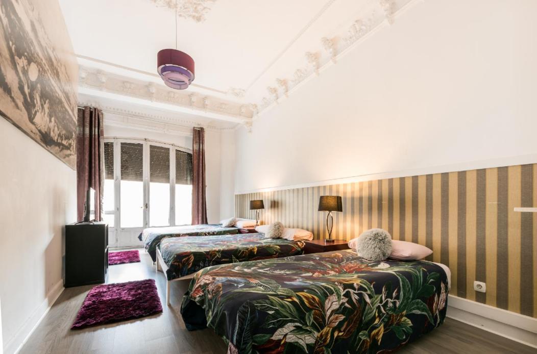 M&F 7 Rooms/7 Bathrooms Over Gran Via Madrid Eksteriør bilde